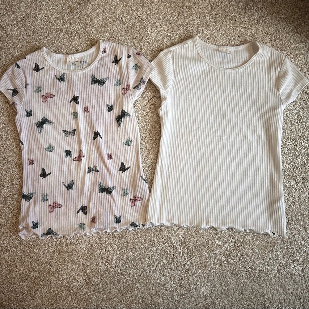 Abercrombie and Fitch girls tees